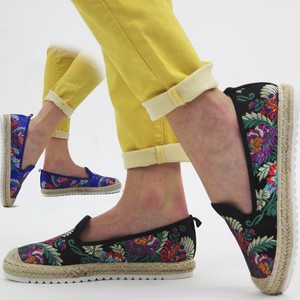 embroidered loafers womens
