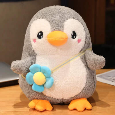 Kawaii Pinguin Plüschtiere schöne Pinguin Ente Kaninchen Schwein Blume Puppen Stofftier So
