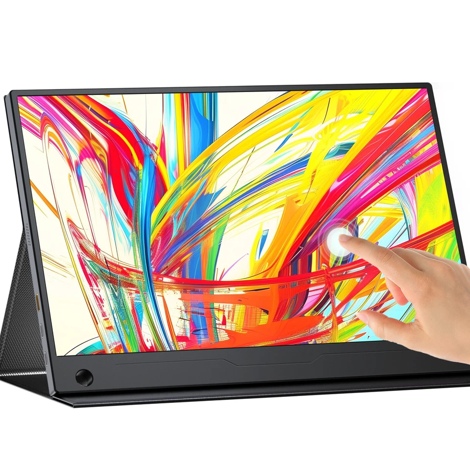 UPERFECT 14 Zoll Portable Monitor Touchscreen FHD Tragbarer Monitore 1920*1080