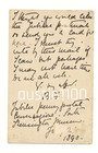 Ultra Rare QV 1890 'Penny Post Jubilee' Post Card Mailed to Australia — photo 2