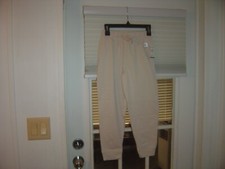 New 365 Kids' Pull on Fleece Jogger Pants Everyday Casual Wear Size 4 Ivory