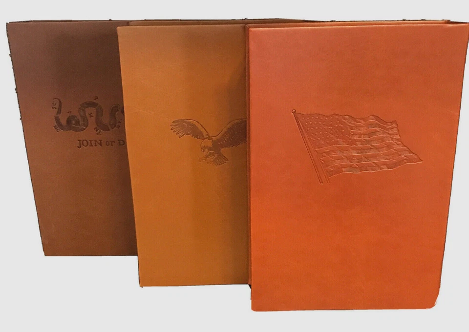 ❤️COMMON SENSE FEDERALIST PAPERS CONSTITUTION 3 SET Faux Leather Collectable NEW — 第 3/4 张图片