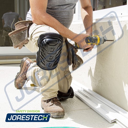 Construction Gel Knee Pads Safety Leg Protectors Work Comfort Pair by JORESTECH - Picture 6 of 6