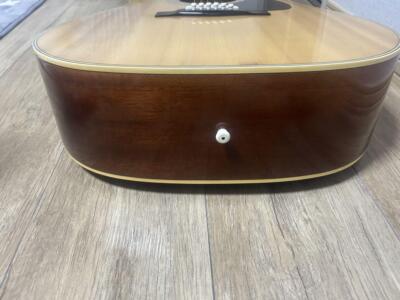 Acoustic Guitar Yamaha FG-200D Natural Made in Japan with Leather