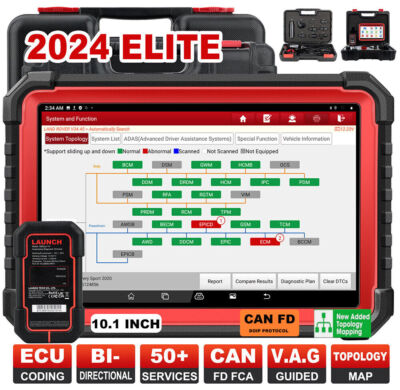 2024 Newest LAUNCH X431 PRO3S+ PAD V+ Coding Full System Diagnostic Scanner Tool