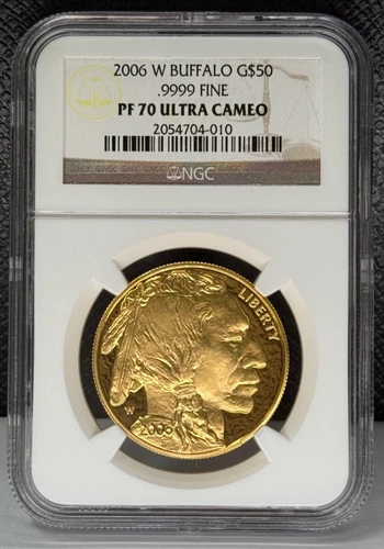 2006-W $50 Gold Buffalo 1 oz NGC PF 70 ULTRA CAMEO .9999