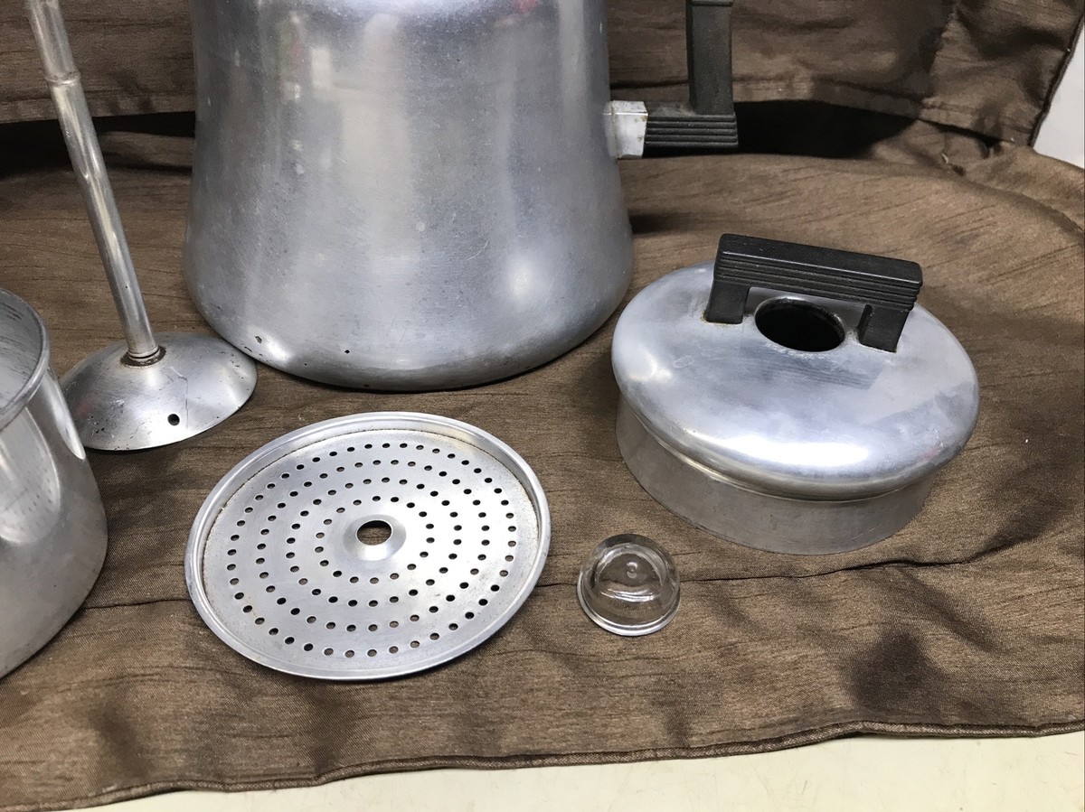 Vintage Wear Ever 12 Cups aluminum coffee pot No 3012 Great Vintage Wear Ever 12 Cups aluminum coffee pot No 3012 Great