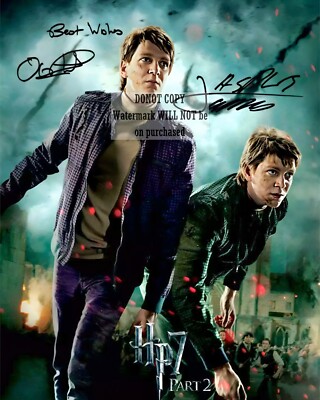 HP Fred George Weasley Twins James 8 x10'' handsigniertes signed Foto 7780