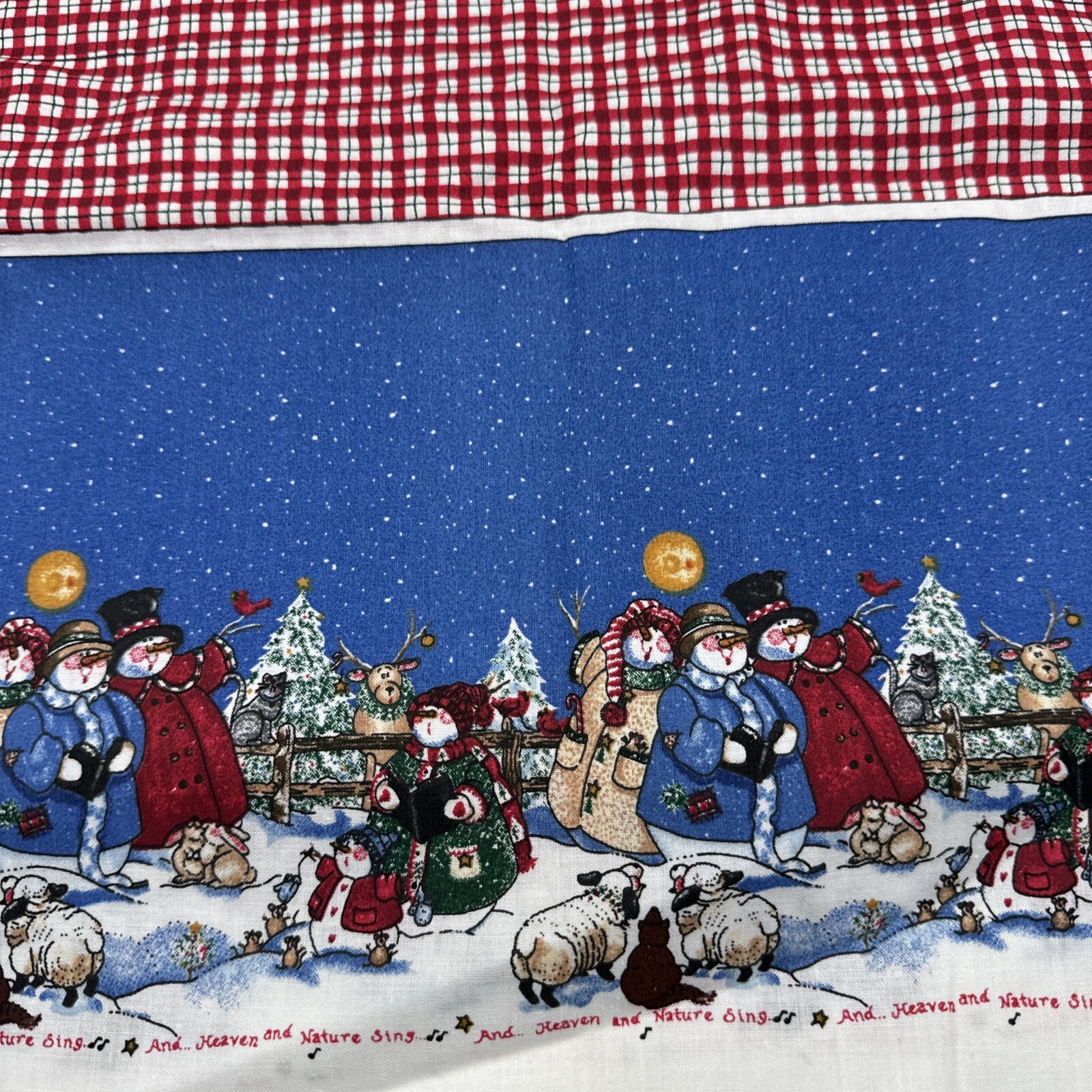 DAISY KINGDOM • “Heaven and Nature Sing”fabric panel dress for 17"-19" dolls