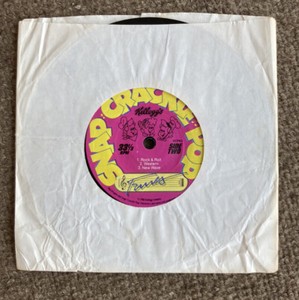 Vintage 1983 Kellogg's Snap Crackle Pop 33 Vinyl Record 6 Songs - Rare