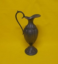 ✅ ANTICA BROCCA CARAFFA IN PELTRO SBALZATO EPOCA 900 ANTIQUE - 1122