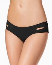 Becca Black Color Code Cutout Hipster Bikini Bottoms Women's Size S L37304