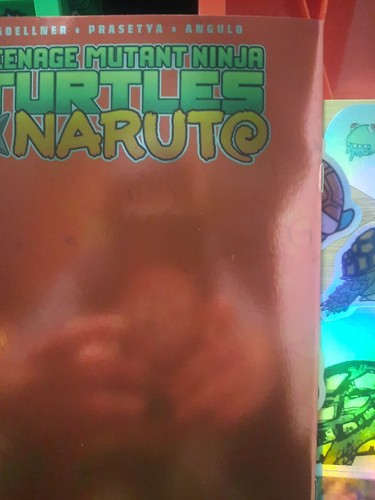 TMNT X Naruto #1 MU. City Virgin Foil Exclusive Signed & Remark C. Johnson & COA - Picture 9 of 23