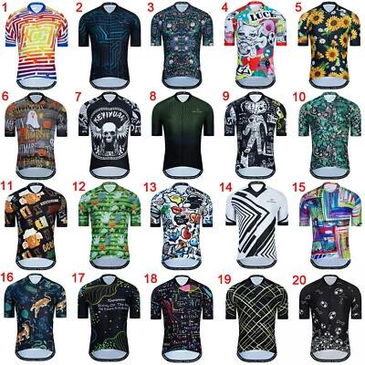 Fahrradtrikot mit Reißverschlusstasche Herren Rennrad Trikot Radtrikot Kurzarm - Bild 1 von 4