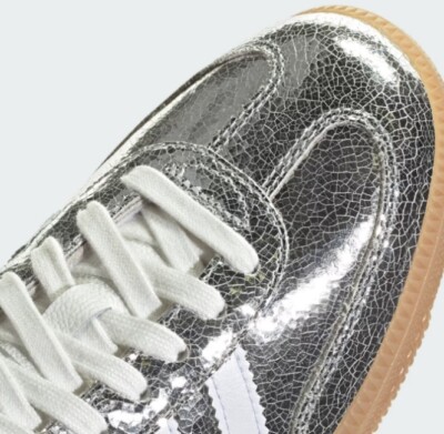 Adidas originals Women's SAMBA OG W Silver Metallic / Cloud White