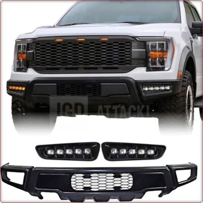 STOßSTANGE VORNE MIT LED-BELEUCHTUNG FÜR FORD F-150 2021 - 2024 RAPTOR STIL