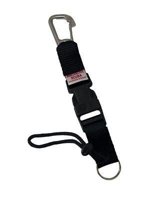 Split Ring Lanyard Karabiner Keeper Halterung Riemen Clip Scuba Diving LR2104