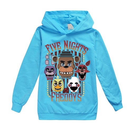 FNAF Hoodies Kids Boys Girls Casual Hooded Jumpers Tops - Picture 5 of 37