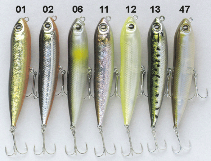 Owner ZZ80-02 Cultiva Zip'N Ziggy Topwater Bait - Black Owner ZZ80-02 Cultiva Zip'N Ziggy Topwater Bait - Black