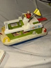 Vintage Fisher Price Boat And Accessories