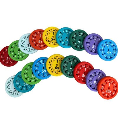 9X Mathe Fidget-Spinners Math Fact Fidget-Spinner Mathe Lern Fidget Toys
