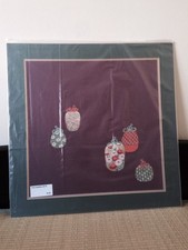 A5 ART OF JAPANESE FABRIC ON MAT BOARD CUSTOM 32  x 32  LIQUIDATION SALE