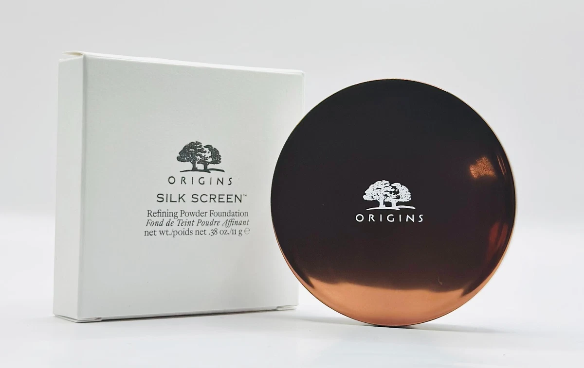origins silk screen refining powder foundation