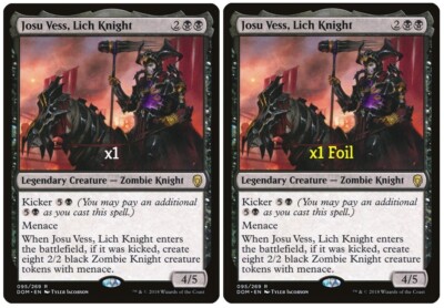 MTG Dominaria DOM Josu Vess, Lich Knight MINT (SELECT)