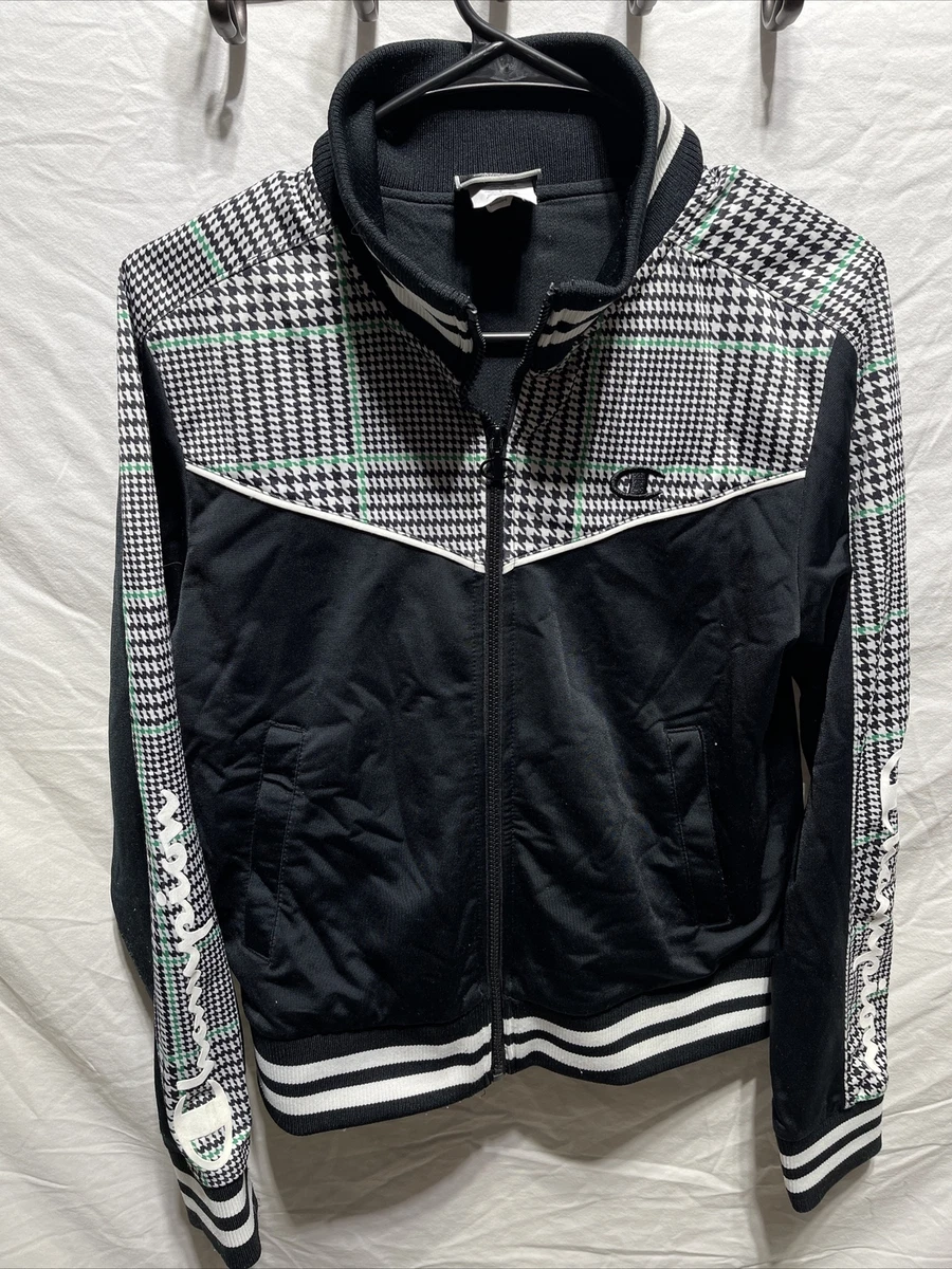 Champion crop hotsell black coaches jacket