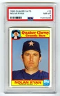 NOLAN RYAN~RARE POP 50~1986 TOPPS QUAKER OATS CHEWY GRANOLA PSA-8 NM-MT CARD #12