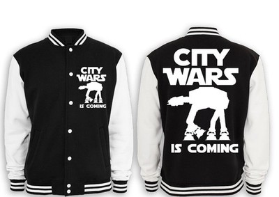 City Wars M3 Collegejacke  Kult,Fun Lustig