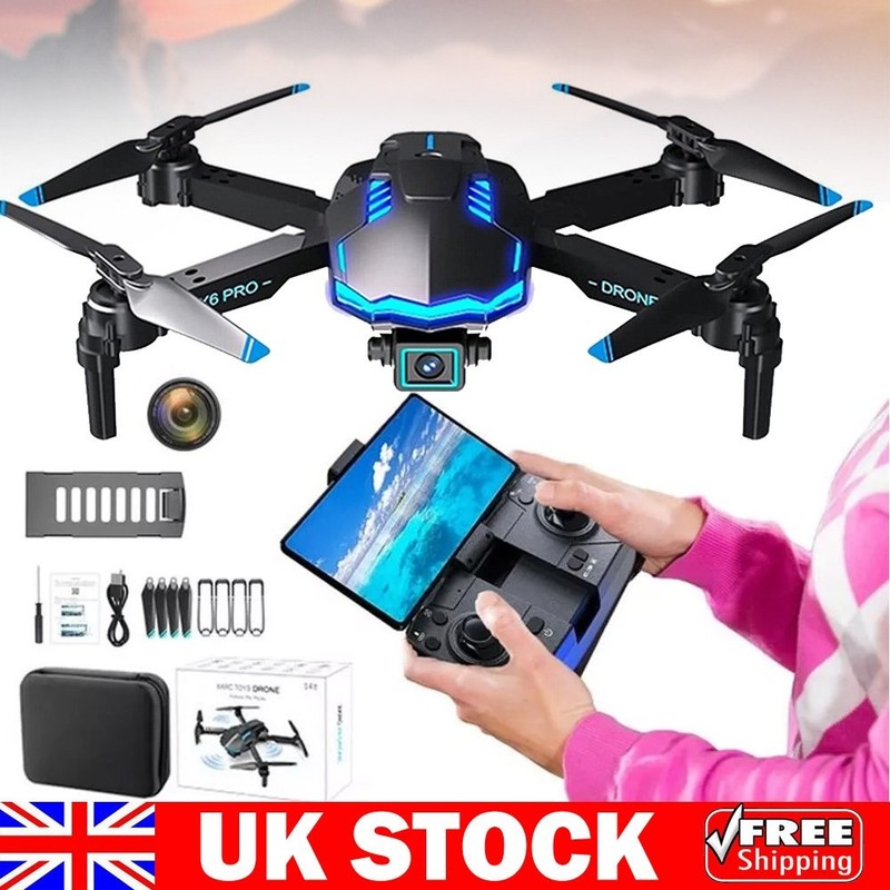 New X6 Pro HD Dual Camera 4K Foldable DIY FPV Drone Optical Flow Obstacle Aerial