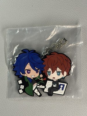 Hypnosis Mic: Division Rap Battle Dice and Doppo Rubber Mascot Keychain