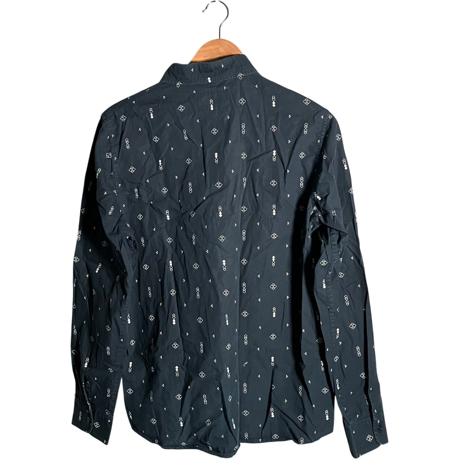 Carhartt WIP Shirt Men's Size M Blue Slim Fit Patterned Casual Button Down thumbnail 11