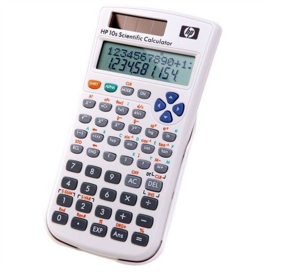 HP Calculator-HP 10S Scientific -SOA Exam P, FM, IFM, SRM, PA Brand New-image