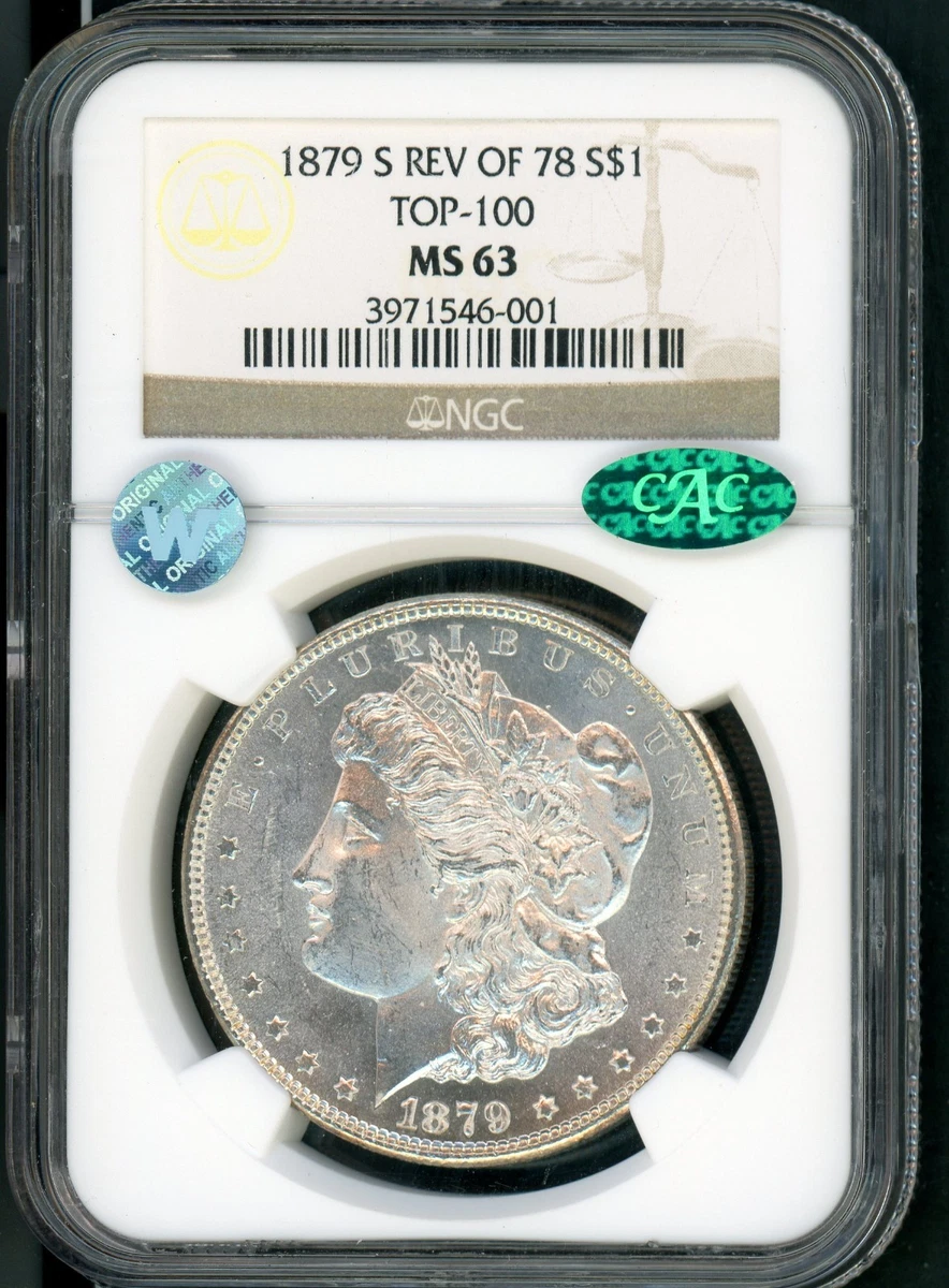 1879 Grade MS 63 Morgan US Dollars for sale | eBay