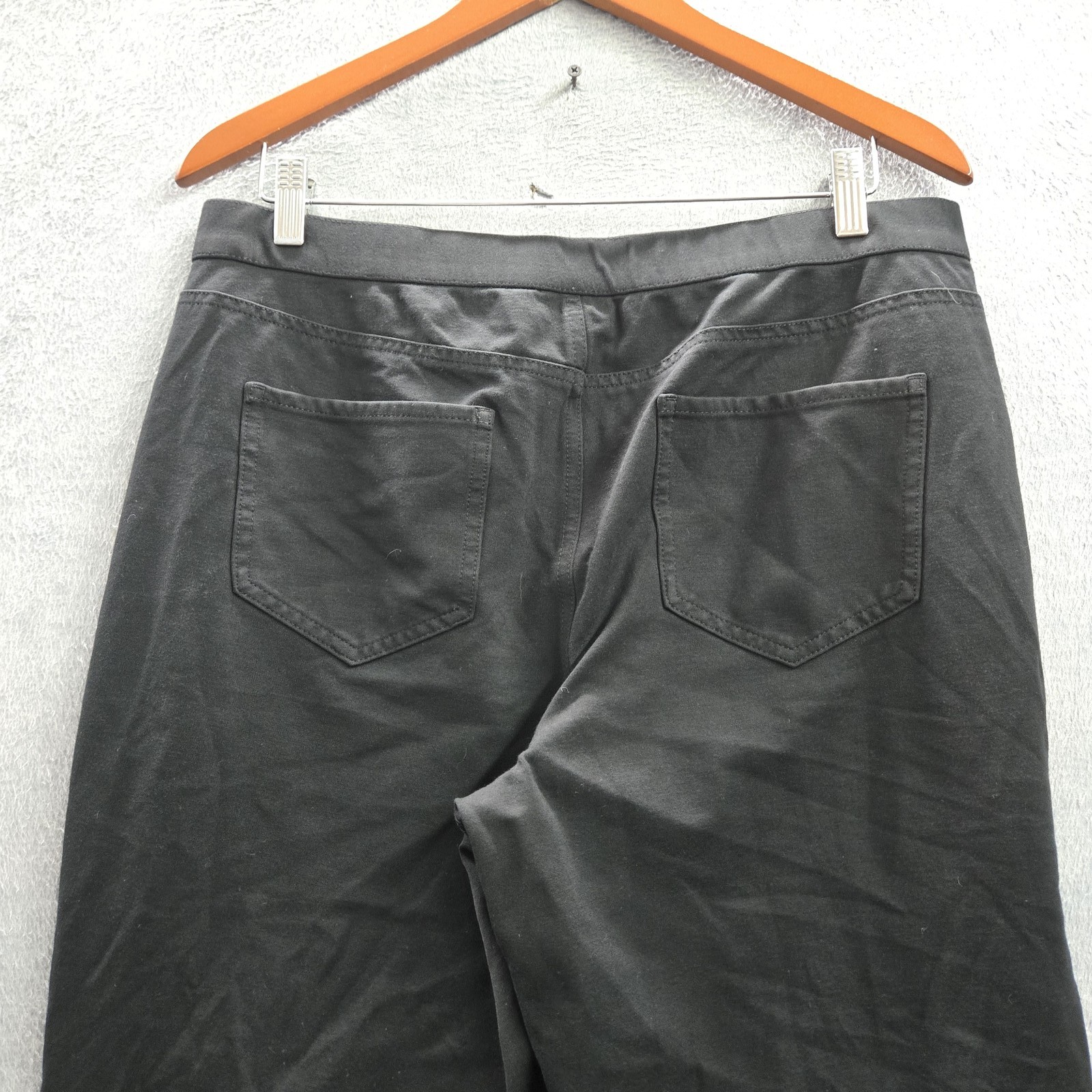 J Jill Women Pants L PETITE Black Nylon Rayon Viscose Dress Pants Ponte Slim thumbnail 13