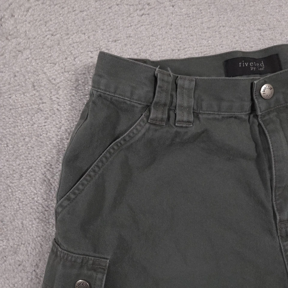 Pantalones Cortos Carga Remached By Lee Para Mujer 10P Bolsillos Utilitarios Informales Exterior Verano Foto 4 de 4