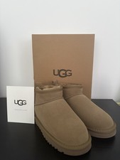 Brand New Women's Antelope Brown Suede Ugg Boots - Size 6