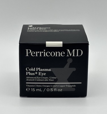 NEW NIB Perricone MD Cold Plasma Plus+ Eye Cream Full Size 15ml/0.5oz AUTHENTIC