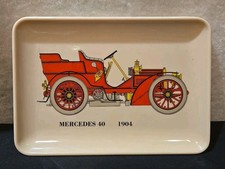 Vintage Mebel Tray 1904 Mercedes 40 Made in Italy. 