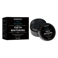 Natural Organic Activated Charcoal Tooth Teeth Whitening Powder Mint Flavor 30g