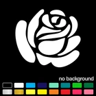 Elegant Rose Flower Decal Floral Vinyl Sticker for Car Window Laptop Tumbler