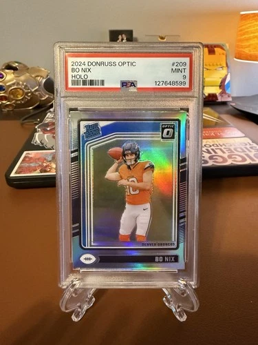 2024 PANINI DONRUSS OPTIC HOLO #209 BO NIX ROOKIE RC PSA 9 MINT