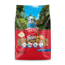 Kaytee Fiesta Parakeet Food, Nutritious and Fun Blend, 4.5 Pound Pack of 1 