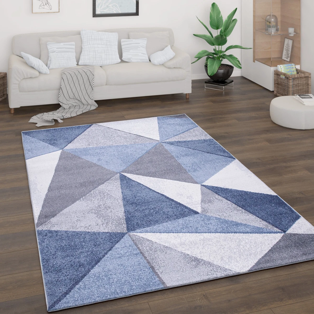 Tapis forme spéciale laine tufté main moderne abstrait Decor Miller