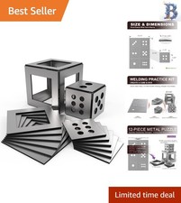 Welding Practice Kit with 17-Gauge Steel - Create Frames and Dice Seamlessly