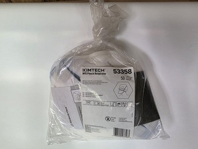Kimberly-Clark KIMTECH N95 Pouch Respirator #53358 - Pack of 50 Masks