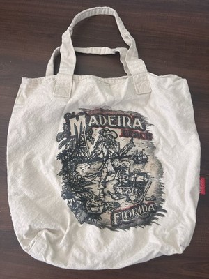 Fun Del Sol Color Changing Canvas Tote Bag Madeira Beach Bag Florida Pirate