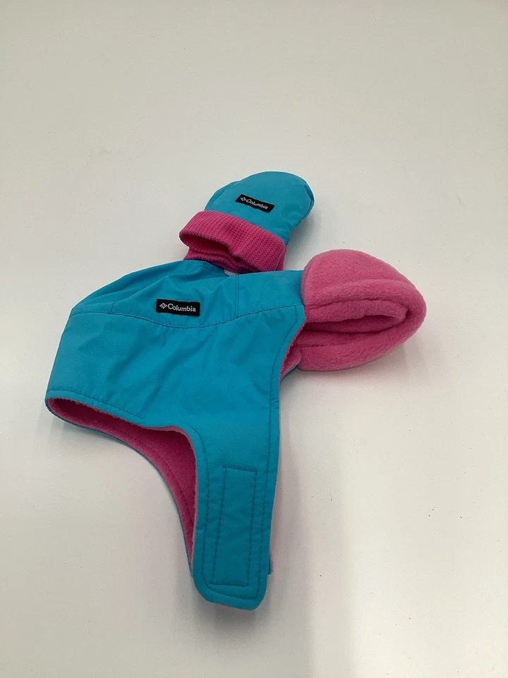 Columbia шляпа с наушником и варежки комплект младенца O/S новый с ярлыками - Изображение 2 из 4